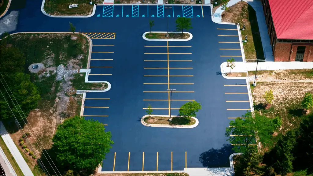 Ann Arbor Parking Lot Seal Coating and Striping
