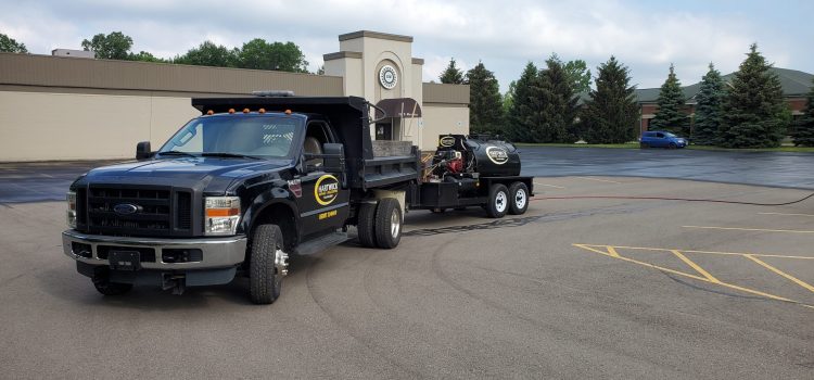 Hartwick Asphalt and Sealcoating truck and equipment